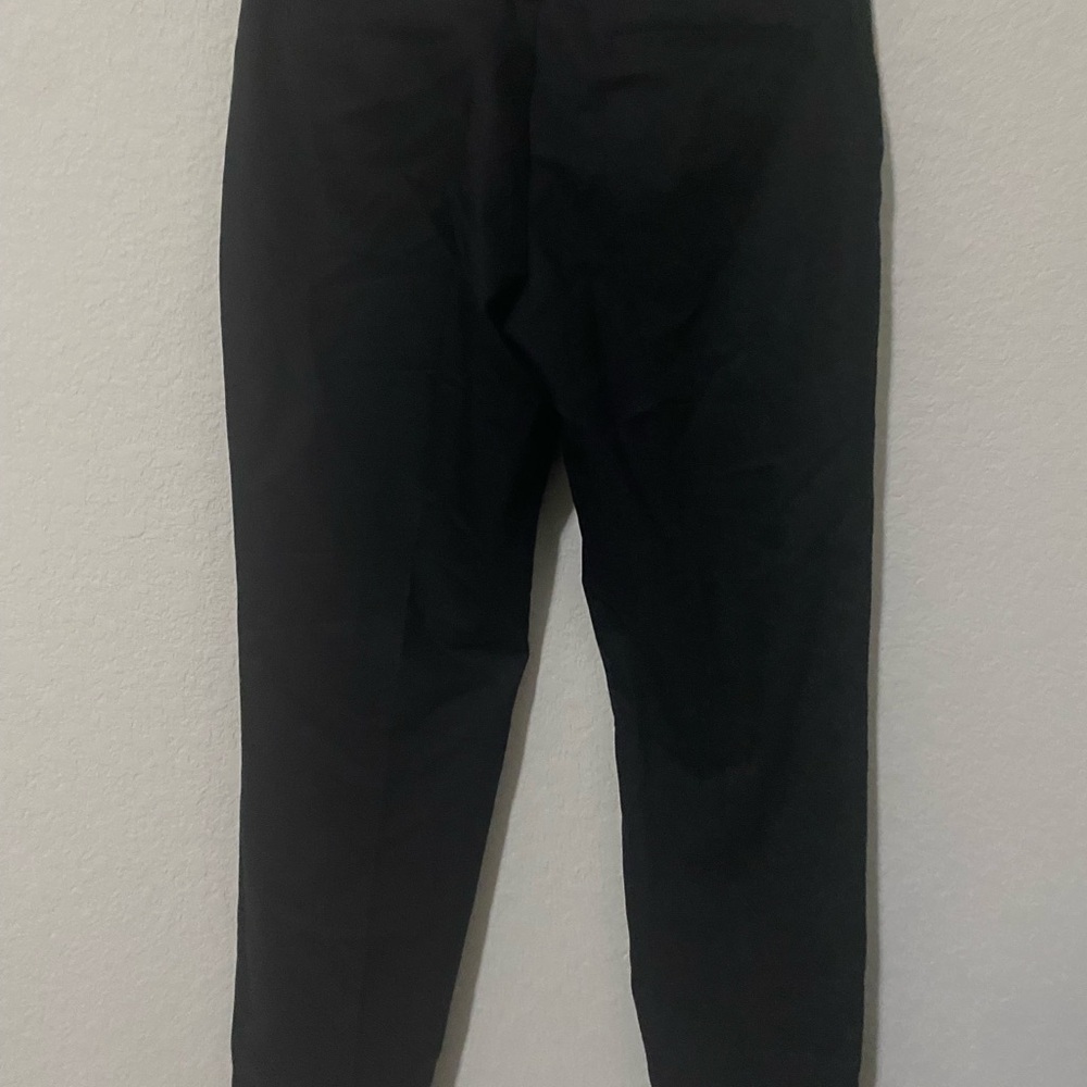 H&M Classic Black Tailored Women’s Regular Waist Flat Front Work Office Pants 10 - Picture 10 of 13